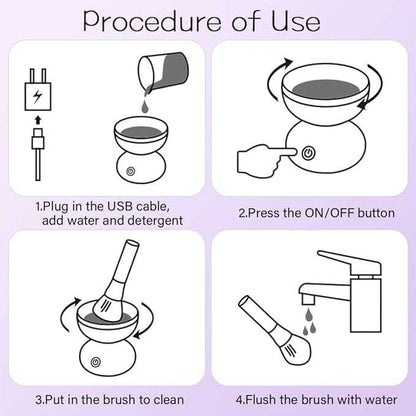 Mini Makeup Brush cleaner