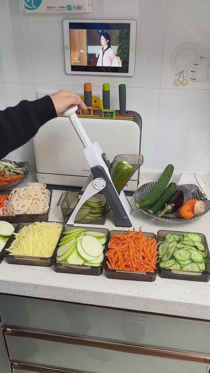 Multifunctional VegetableSlicer – 5-in-1 Manual Vegetable Cutter